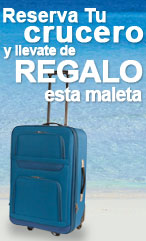 reserva tu crucero y llevate de regalo esta maleta